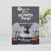 Invitation de la fête des enfants d'Halloween (Debout devant)