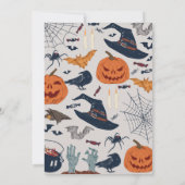 Invitation de la fête des Fantômes Éffrayants d'Ha (Dos)