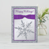 Invitation de la fête des fêtes de Snowflake (Debout devant)