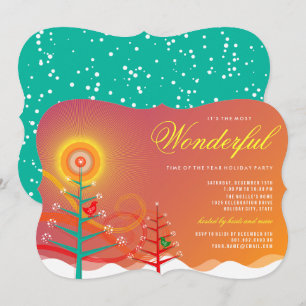 Invitation de la fête des Fêtes des Wonderland