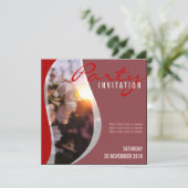 Invitation de la fête des fleurs du printemps (Debout devant)