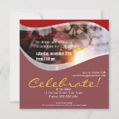 Invitation de la fête des fleurs du printemps (Dos)