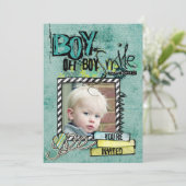 invitation de la fête des garçons d'anniversaire (Debout devant)