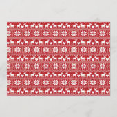 Invitation de la fête des invitations de Sweater N (Dos)