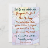 Invitation de la fête des Lion Cubs (Dos)