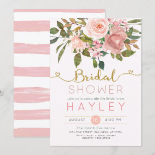 Invitation de la Fête des mariées botanique floral
