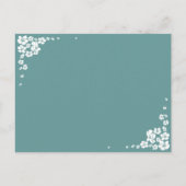 Invitation de la Fête des mariées de mariée élégan (Dos)