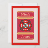 Invitation de la Fête des mariées de thé de EMT S (Dos)