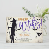 Invitation de la Fête des mariées d'Halloween (Debout devant)