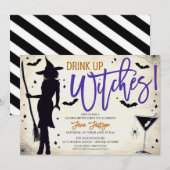 Invitation de la Fête des mariées d'Halloween (Devant / Derrière)