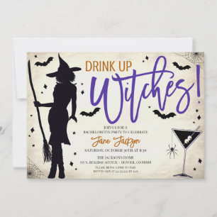 Invitation de la Fête des mariées d'Halloween