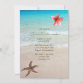 Invitation de la Fête des mariées Ocean Beach (Devant)