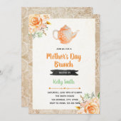 Invitation de la fête des mères (Devant / Derrière)