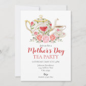 Invitation de la fête des mères (Devant)