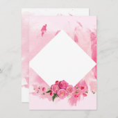 Invitation de la fête des mères (Devant / Derrière)