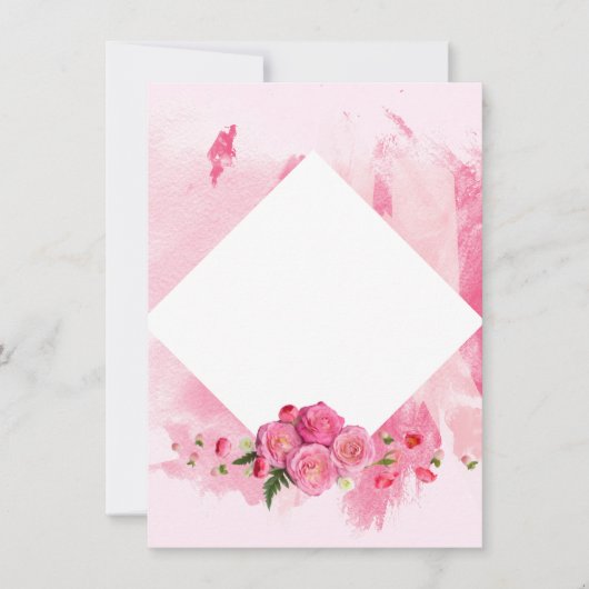 Invitation de la fête des mères (Devant)