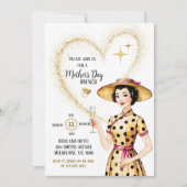 Invitation de la fête des mères - Dame asiatique a (Devant)