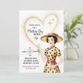 Invitation de la fête des mères - Dame asiatique a (Debout devant)