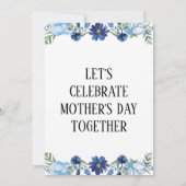 Invitation de la Fête des Mères - Dame avec Casque (Dos)