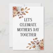 Invitation de la Fête des Mères - Dame avec Casque (Dos)