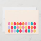 Invitation de la fête des oeufs de Pâques (Dos)