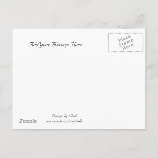 Invitation de la fête des ornements de vacances (Dos)