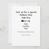 Invitation de la fête des pères (Dos)