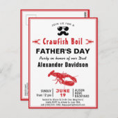 Invitation de la Fête des pères d'ébullition de l' (Devant / Derrière)
