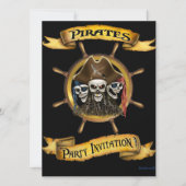 Invitation de la fête des Pirates (Devant)