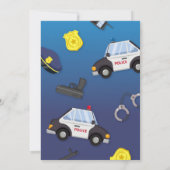 Invitation de la fête des pompiers (Dos)