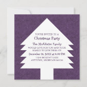 Invitation de la fête des poupées d'arbre de Noël (Devant)