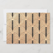 Invitation de la fête des Roaring 20's New years (Dos)