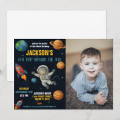 Invitation de la Fête des Rocket Ship Galaxy avec  (Devant / Derrière)