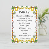 Invitation de la fête des serpents (Debout devant)