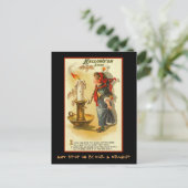 Invitation De La Fête Des Signes D'Halloween Avec  (Debout devant)