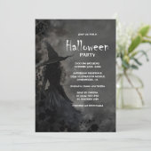 Invitation de la fête des sorcières d'Halloween (Debout devant)
