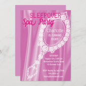 Invitation de la fête des Spas de Slepover (Devant / Derrière)