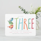 Invitation de la fête des trois oiseaux (Debout devant)