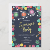 Invitation de la fête d'été (Devant)