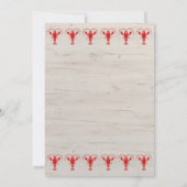 Invitation de la fête d'été de l'ébullition de la  (Dos)