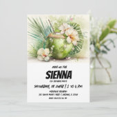 Invitation de la fête d'été de plage (Debout devant)