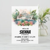 Invitation de la fête d'été de plage (Debout devant)