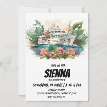 Invitation de la fête d'été de plage