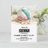 Invitation de la fête d'été de plage (Debout devant)