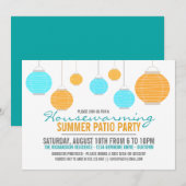 Invitation de la fête d'été du Patio (Devant / Derrière)