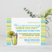 Invitation de la fête d'été du Patio (Debout devant)