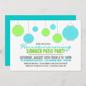 Invitation de la fête d'été du Patio (Devant / Derrière)