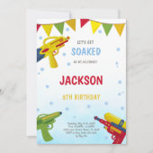 Invitation de la fête d'été modifiable (Devant)