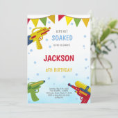 Invitation de la fête d'été modifiable (Debout devant)