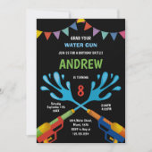 Invitation de la fête d'été modifiable (Devant)